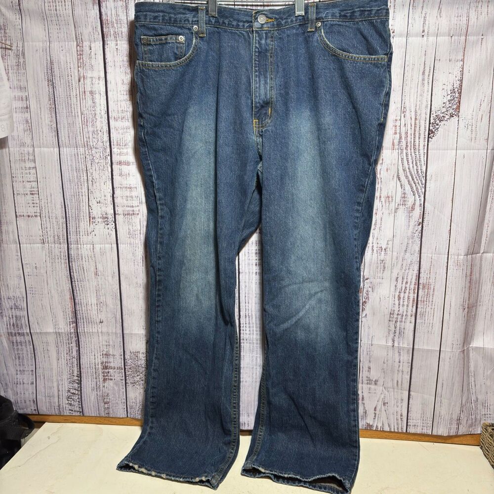 Red Camel Men's Jeans 38x30 Classic Fit Dark Wash 100%Cotton Dadcore Jeans